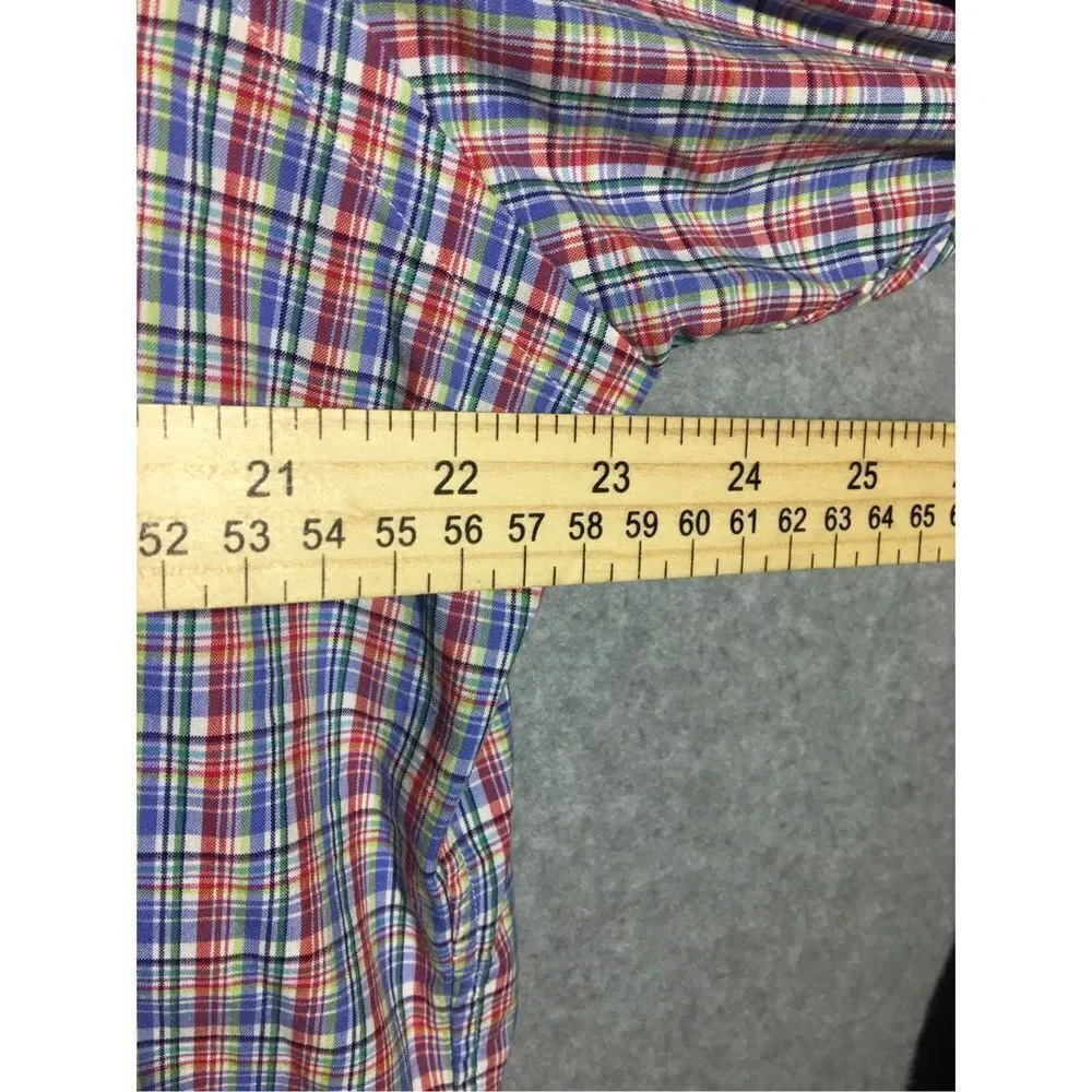 Womens Ralph Lauren Button Down Shirt Casual Plaid Pastels Easter Sunday Church - Picture 4 of 5